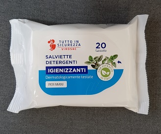 SALVIETTE DETERGENTI IGENIZZANTI PZ 20