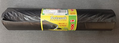 SACCO RIFIUTI ROTOSAK NERO 90X120 PZ 10