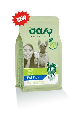 DRY DOG ADULT SMALL PESCE KG 3 OASY