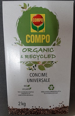 ORGANIC RECYCLED UNIVERSALE GRANULI KG.2 COMPO