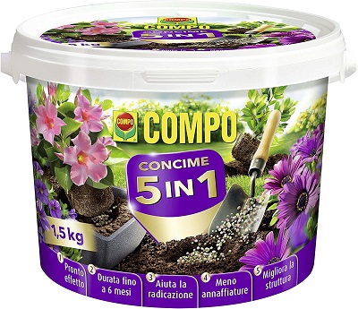 CONCIME GRANULARE 5 IN 1 KG.1.50 COMPO