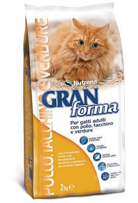 GATTO POLLO, TACCHINO E VERDURE  KG 2 GRANFORMA