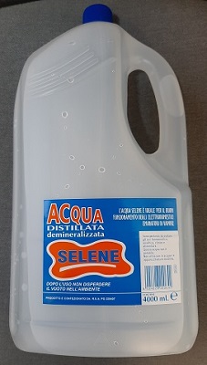 ACQUA DEMINERALIZZATA SELENE LT 4