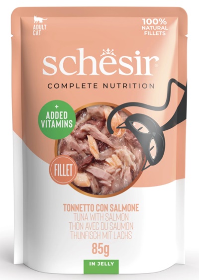CAT ADULT BUSTA G 85 TONNETTO CON SALMONE SCHESIR