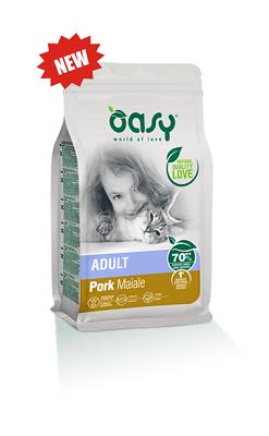 DRY CAT 300 GR ADULT MAIALE OASY