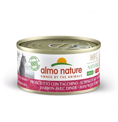 HFC NATURAL CATS MADE IN ITALY 70 G PROSCIUTTO CON TACCHINO ALMO NATURE