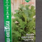 BUSTA ORTO RUCOLA COLTIVATA SAETTA MAXI