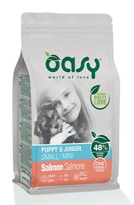 DRY DOG OAP PUPPY SMALL/MINI SALMONE KG 2,5 OASY