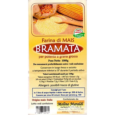 FARINA DI MAIS PER POLENTA BRAMATA KG 1