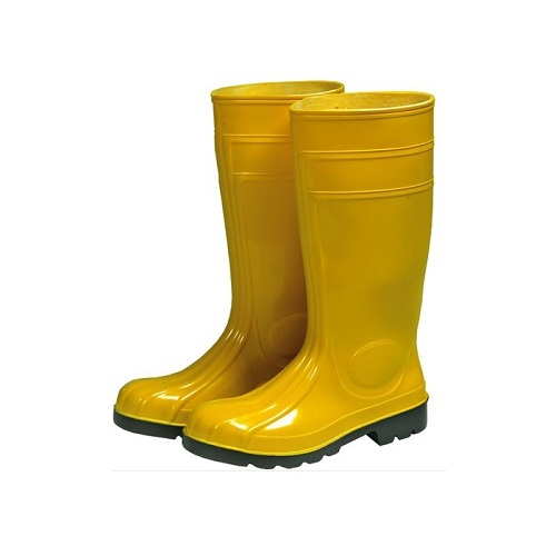 STIVALE GIALLO PVC PUNTALE/LAMINA TG. 39