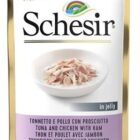 CAT ADULT BUSTA G 85 TONNETTO E POLLO CON PROSCIUTTO SCHESIR