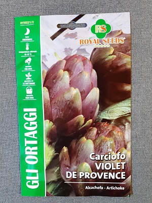 BUSTA ORTO CARCIOFO VIOLET DE PROVENCE RS