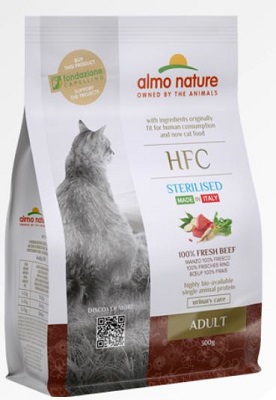 HFC CAT 300 GR ADULT STERILIZED MANZO ALMO NATURE