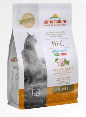 HFC CAT 300 GR ADULT STERILIZED POLLO ALMO NATURE