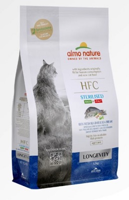 HFC CAT KG 1,2 LONGEVITY STERILIZED SPIGOLA E ORATA ALMO NATURE