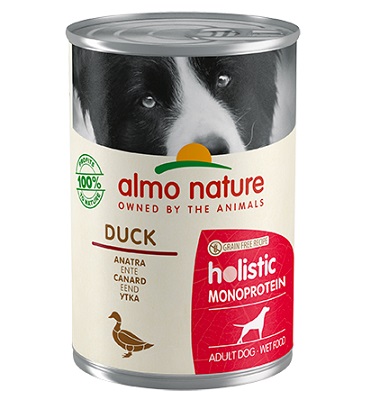 HOLISTIC MONOPROTEIN DOGS 400 G ANATRA  ALMO NATURE