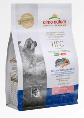 HFC DOG XS-S 300 GR PUPPY SPIGOLA E ORATA ALMO NATURE