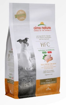 HFC DOG XS-S KG 1,2 ADULT POLLO ALMO NATURE