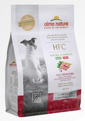 HFC DOG XS-S 300 GR LONGEVITY MAIALE ALMO NATURE