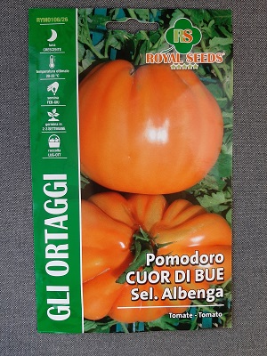 BUSTA ORTO POMODORO CUOR DI BUE SEL. ALBENGA RS