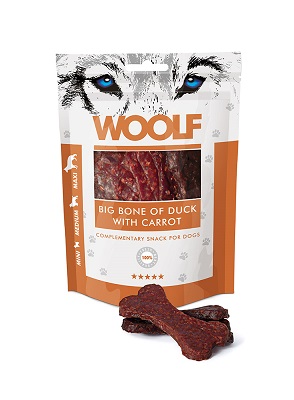 OSSO MEDIO DI ANATRA E CAROTE 100 GR WOOLF
