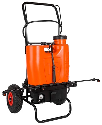 POMPA A ZAINO ELETTRICA 15 L LI-ION TROLLEY 5 BAR STOCKER