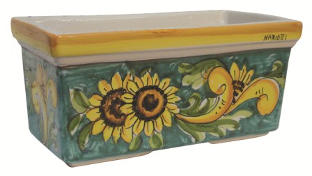 CASSETTA RETTANGOLARE GIRASOLI CM 30