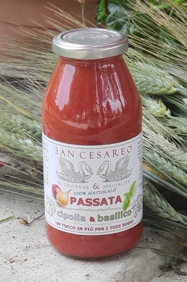 PASSATA CIPOLLA E BASILICO BIOLOGICO DA 500 GR
