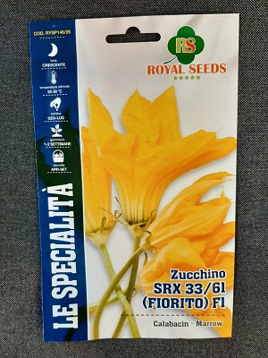 BUSTA ORTO ZUCCHINO FIORITO RS