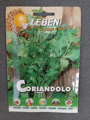 BUSTA ORTO CORIANDOLO LEBEN