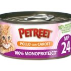 SA24 MONOPROTEICO POLLO CON CAROTE GR 60 PETREET NATURA 100%