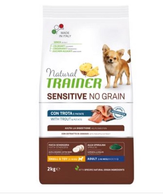 SENSITIVE MNI CON TROTA E PATATE KG 2 NATURAL TRAINER