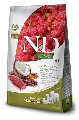 N&D QUINOA DOG SKIN&COAT ANATRA KG 2,5