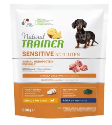 SENSITIVE ADULT MINI MAIALE GR 800 NATURAL TRAINER