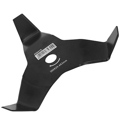 DISCO A 3 DENTI CURVI 300X25,4X3 MM TECNO GARDEN