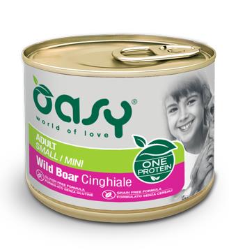 WET DOG ONE ADULT SMALL/MINI CINGHIALE 200 GR OASY