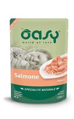 WET CAT SPEC. NATURALI SALMONE BUSTA  70 OASY