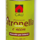 CANDELA CITRONELLA E NEEM ECO CAU H 10 x 6,5 CM  CERERIA UMBRA
