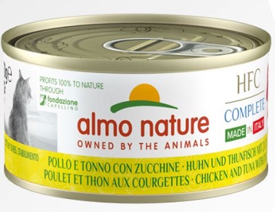 ALMO HFC COMPLETE CATS MADE IN ITALY 70 G POLLO TONNO ZUCCHINI ALMO NATURE
