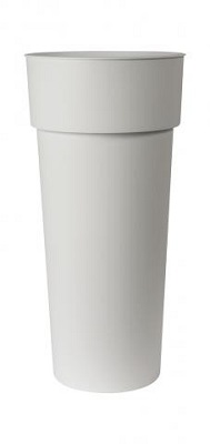 VASO DUO CM 38 CON CONTAINER BIANCO