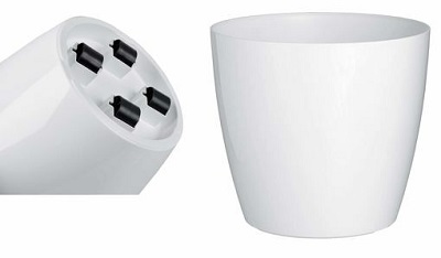 SANREMO LUC.C/RUOTE CM.30 H 27,3 BIANCO