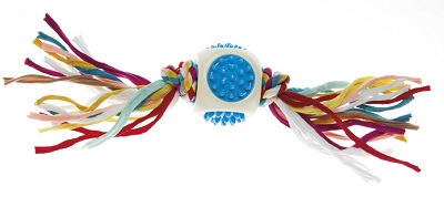 CUBO DENTALE NYLON E TPR CON CORDA 23X5 CM