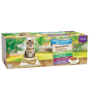 CAT BOCCONCINI STERILIZED 48X85 GR STUZZY