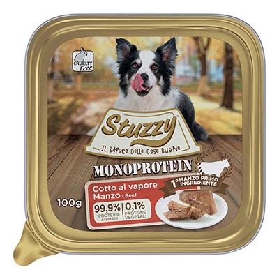 MONOPROTEICO DOG MANZO GR 100 STUZZY
