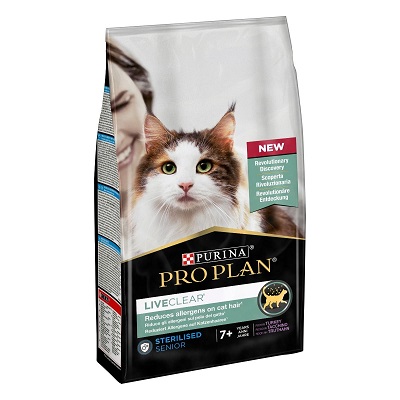 PRO PLAN LIVECLEAR STERILISED SENIOR KG 1,4 TACCHINO PURINA