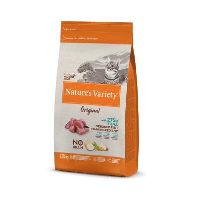 ORIGINAL CAT NO GRAIN STERILIZED TONNO KG 1,25 NATURE'S VARIETY