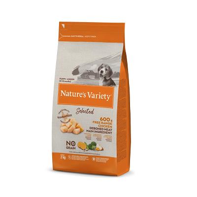SELECTED DOG NO GRAIN PUPPY-JUNIOR POLLO KG 2 NATURE'S VARIETY