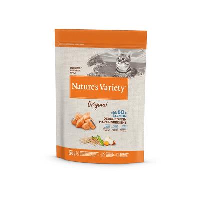 ORIGINAL CAT STERILIZED SALMONE GR 300 NATURE'S VARIETY