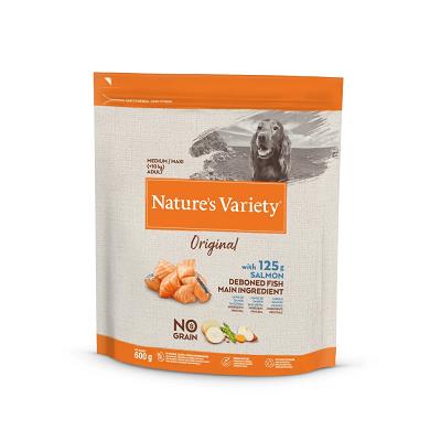 ORIGINAL DOG M/M ADULT SALMONE GR 600 NATURE'S VARIETY