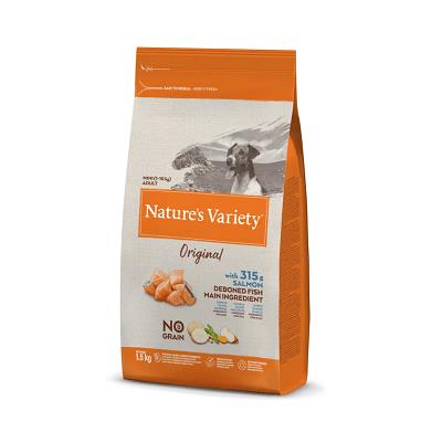 ORIGINAL DOG NO GRAIN MINI ADULT SALMONE KG 1,5 NATURE'S VARIETY